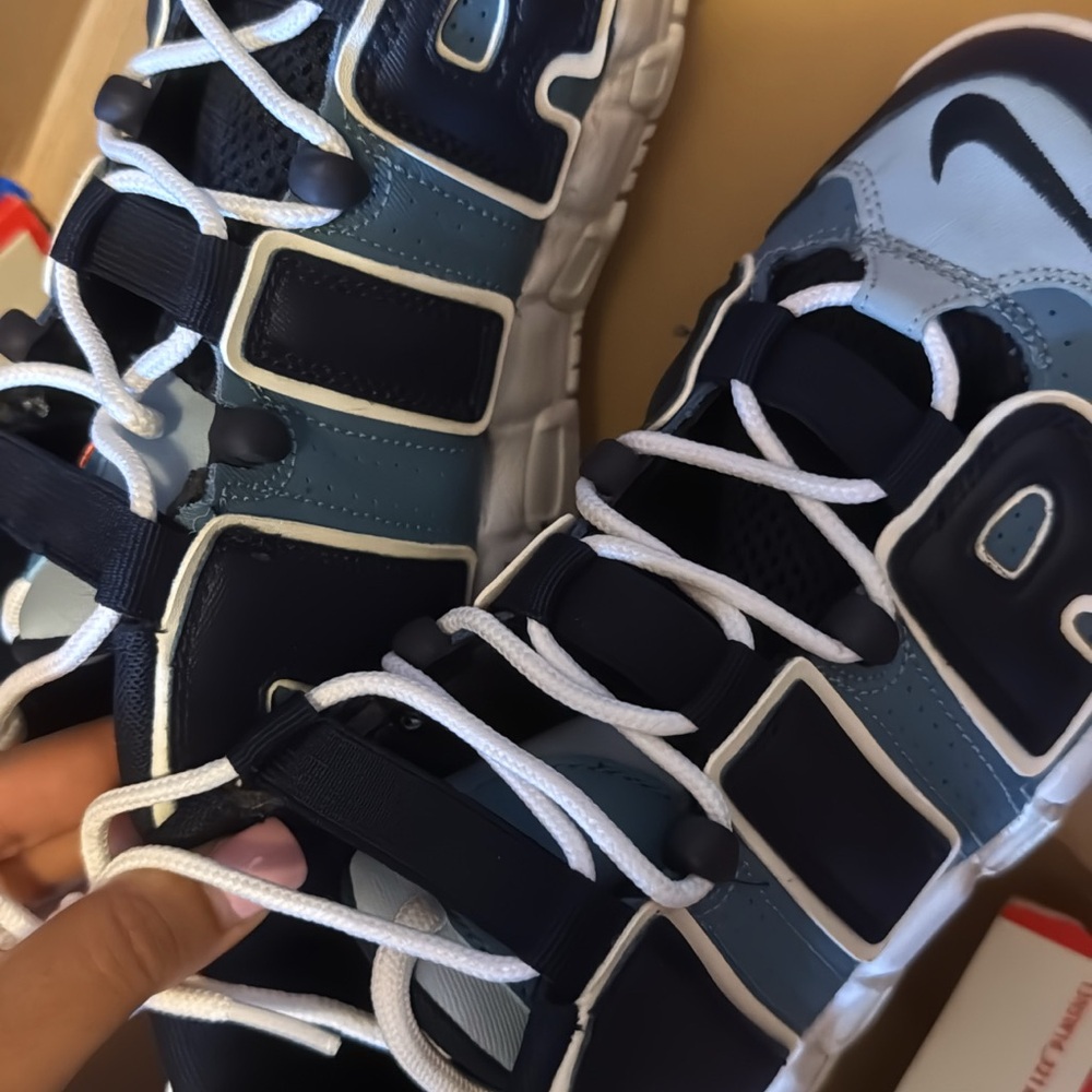 Nike Kids Blue and Black Sneakers